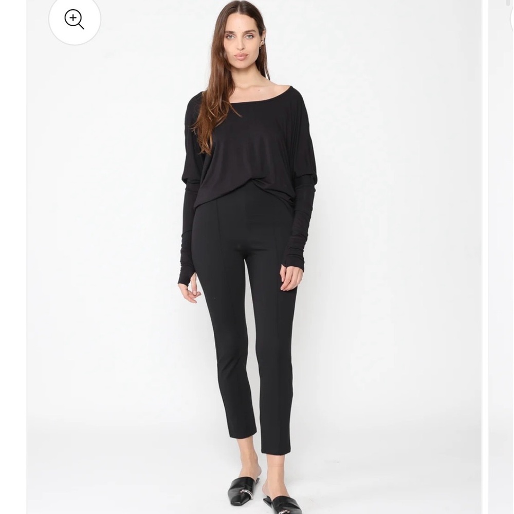 NWOT Ripley Rader Black Ponte Knit Slim Leg Pant